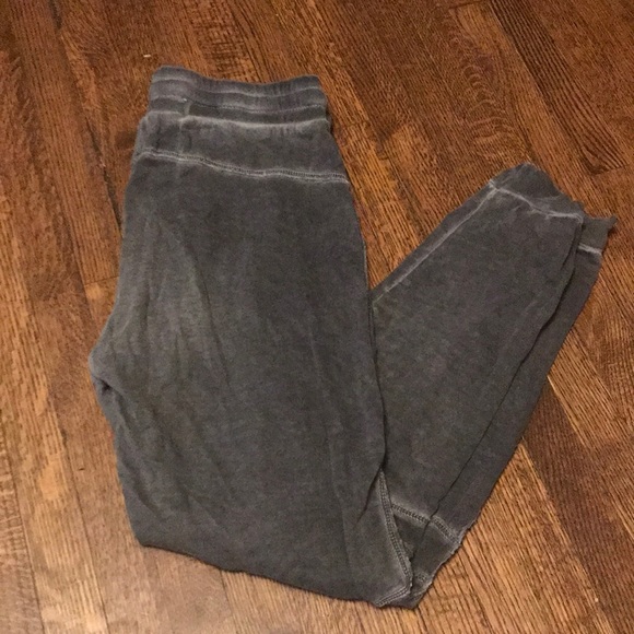 EUC True Religion Charcoal Grey Stars Biker Pant High Waisted Joggers - Picture 2 of 8